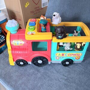 Fisher-Price Little People Toddler Learning Toy Big ABC Animal Train Plus Extras